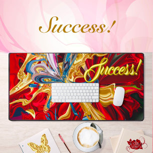 Erfolgsmotivation Inspiration Liquified Abstrakt Schreibtischunterlage