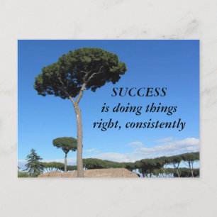 Erfolgsmotivation Postkarte