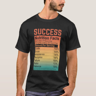 Erfolgsnahrung Fakten Motivierend und Inspirati T-Shirt