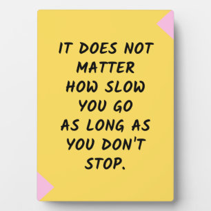 Erfolgsquote Motivierend / Inspiration Zitat Fotoplatte