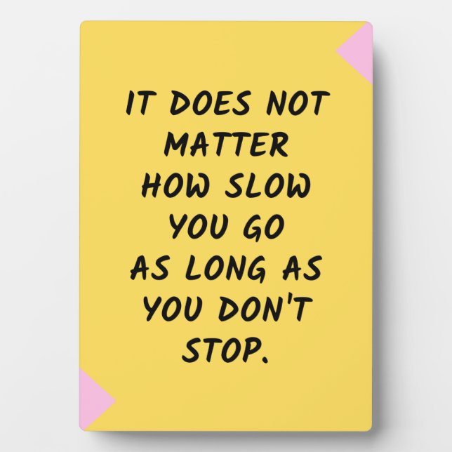 Erfolgsquote Motivierend / Inspiration Zitat Fotoplatte (Vorderseite)