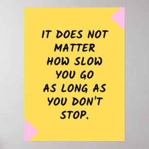 Erfolgsquote Motivierend / Inspiration Zitat Poster