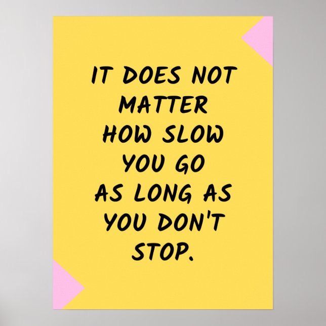 Erfolgsquote Motivierend / Inspiration Zitat Poster (Vorne)