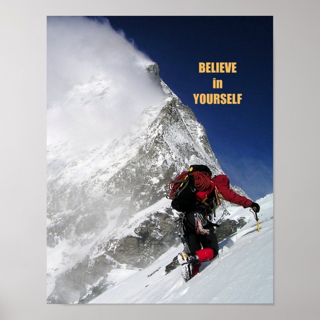 Erfolgsquote motivierend poster (Vorne)