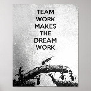 Erfolgsquote Teamwork macht den Traum Poster