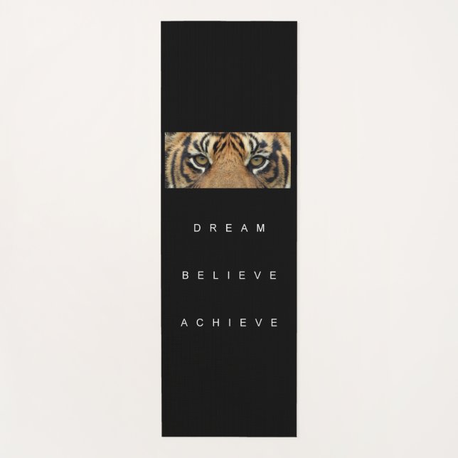 Erfolgsquote Traum glauben Motivierend zu erreiche Yogamatte (Vorderseite)