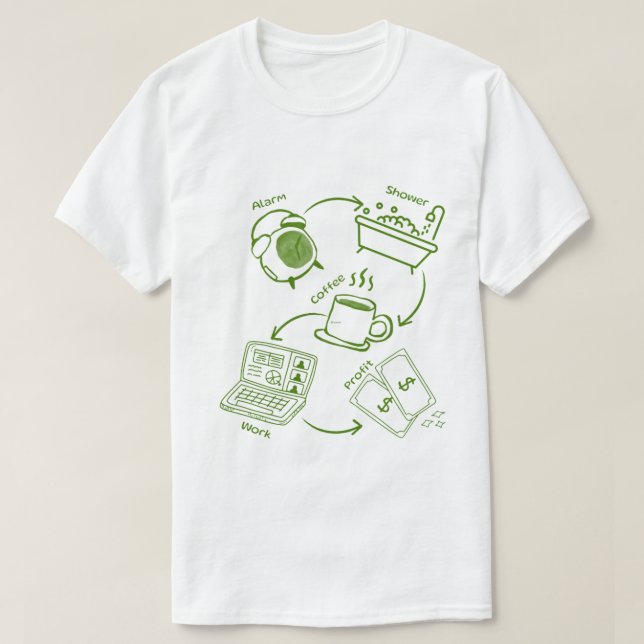 Erfolgsroutine T-Shirt (Design vorne)
