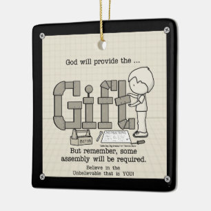 Erforderliche Assembly Keramikornament