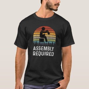 Erforderlicher prothetischer Spaß Retro Leg Amput T-Shirt