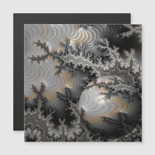 Erforschen des Mandelbrot Realm Magnet (Vorne/Hinten)