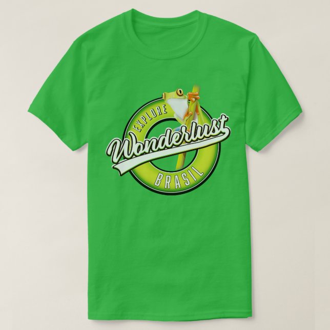 Erforschen Sie Brasilien Wonderlust T-Shirt (Design vorne)
