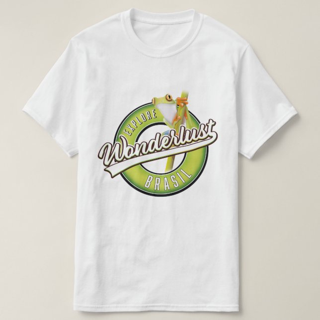 erforschen Sie Brazil Wunderlust T-Shirt (Design vorne)