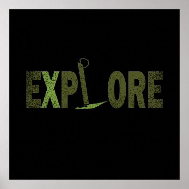 Erforschen Sie die Wildnis Poster (Vorne)