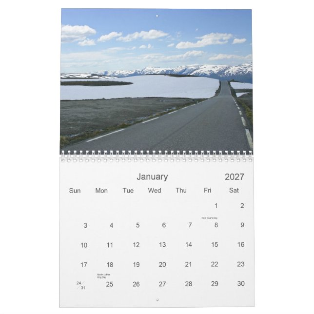 Erforschennorwegen Kalender (Jan 2027)