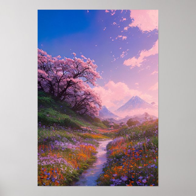 Erforschung des Bereichs der Blume Poster (Vorne)