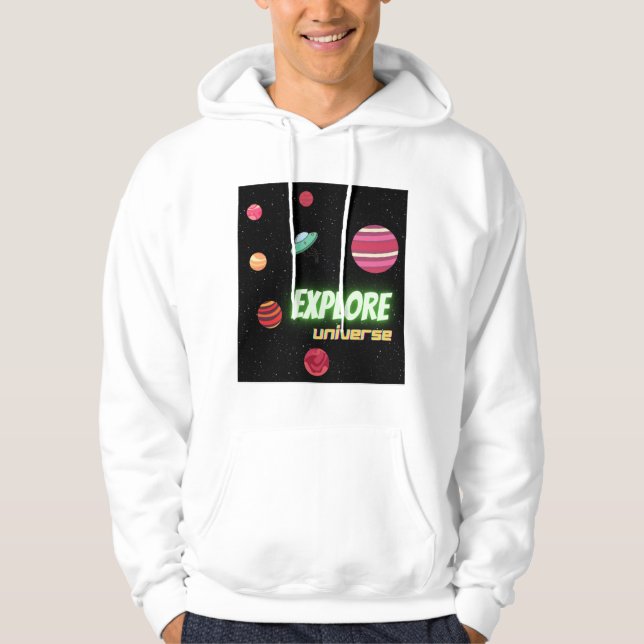 Erforschung des Universums Hoodie (Vorderseite)