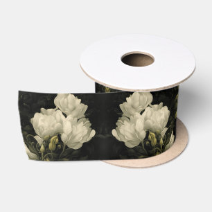 Erforschung einer Peonie Satinband