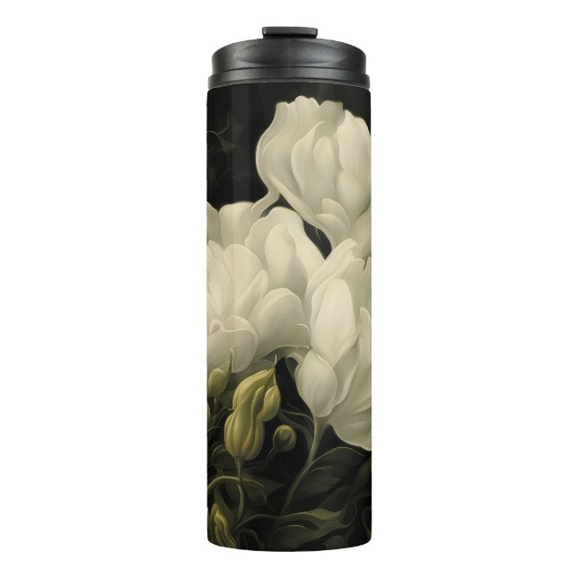 Erforschung einer Peonie Thermosbecher (Vorderseite)