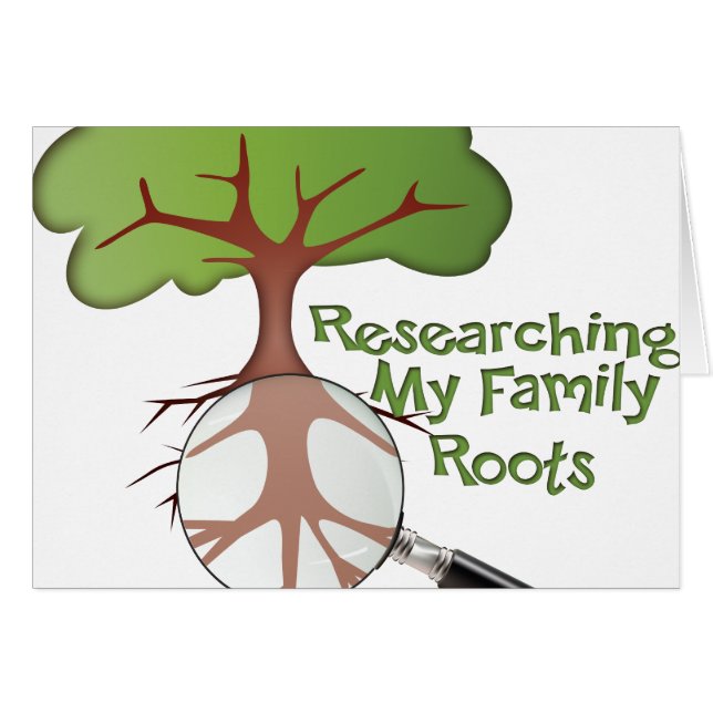 Erforschung meiner Familienwurzeln (Vorderseite (Horizontal))