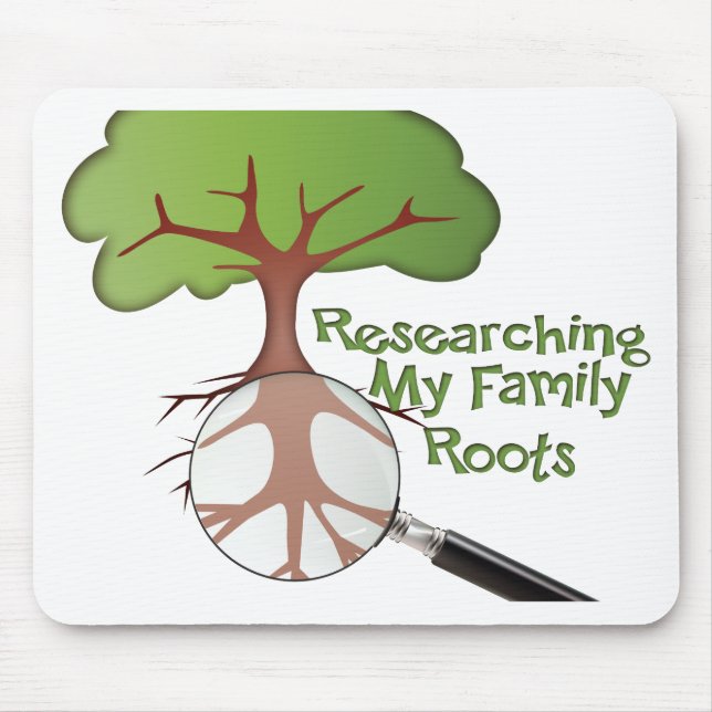 Erforschung meiner Familienwurzeln Mousepad (Vorne)