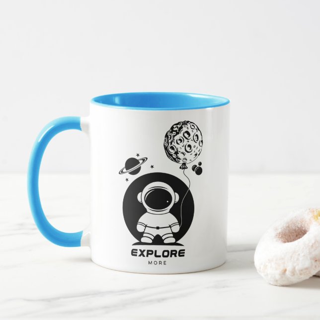 Erforschung weiterer künftiger Astronauten Tasse (Mit Donut)