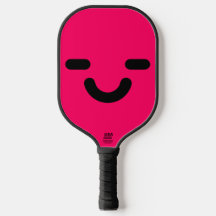 Erfreutes Gesicht Pink