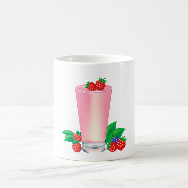 Erfrischend Berry Smoothie Pink Drink Kaffeetasse (Von Creator hochgeladen)