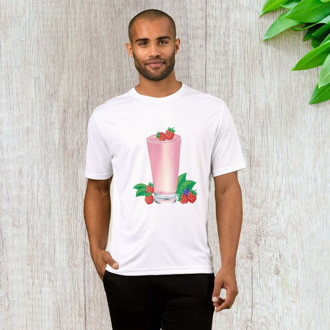Erfrischend Berry Smoothie Pink Drink T-Shirt (Von Creator hochgeladen)