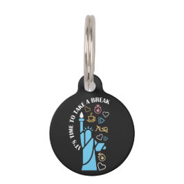 Erfrischend cooles und unterhaltsames Design Haustiermarke