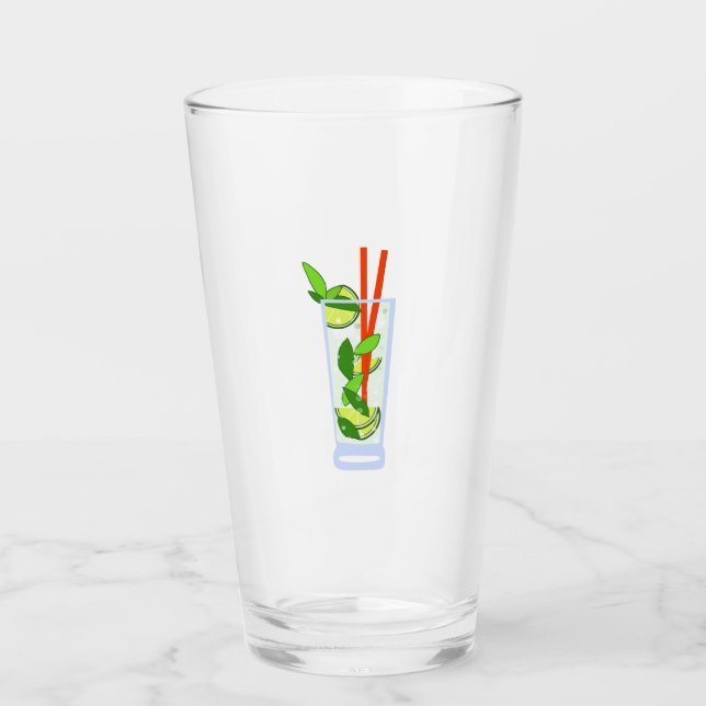 erfrischend glas (Vorderseite)
