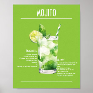Erfrischend Mojito Rezept Poster
