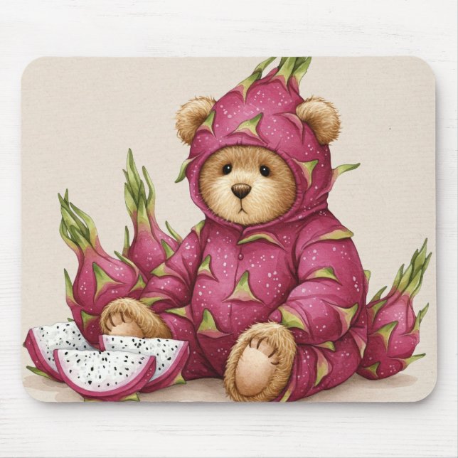 Erfrischende Drachenfrucht von Natasha Us Mousepad (Vorne)