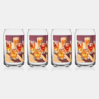 "Erfrischende Elixiere: Ein Toast zu erfrischenden Dosenglas