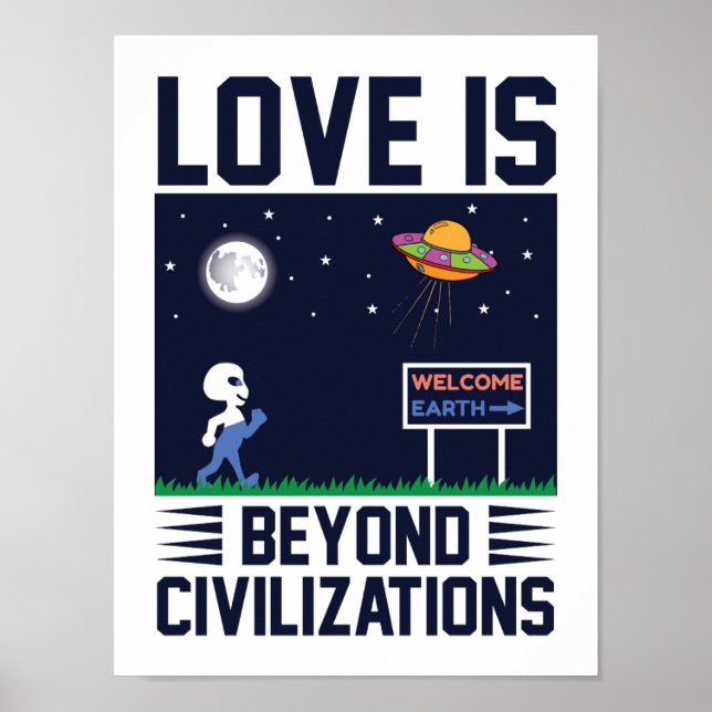 Erfrischende Liebe Themendesign mit niedlicher Ali Poster (Vorne)