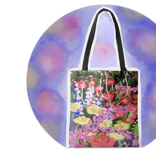 Erfrischende Mehrfarbige Malerei Brillante Blumen