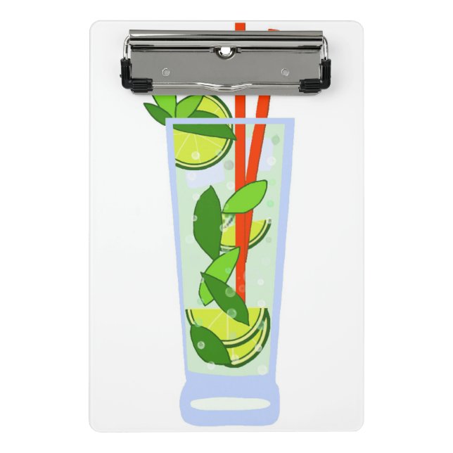 Erfrischende Mini-Zwischenablage Mini Klemmbrett (Vorderseite)