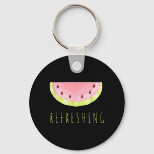 Erfrischende Wassermelone Schlüsselanhänger
