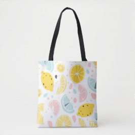 Erfrischende Zitrusfrüchte Tote Tasche