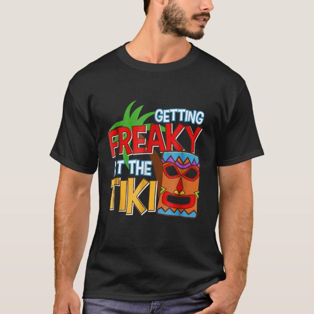Erfrischung im Tiki Shirt - Funny Tropical (Vorderseite)