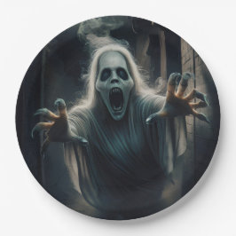 Erfrischungen mit den Geistern. Pappteller