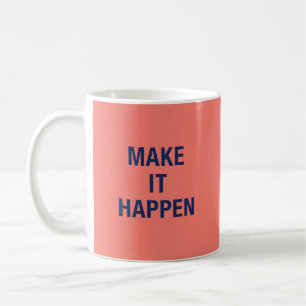 Erfüll es Motivationszitat Kaffeetasse