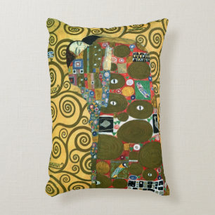 Erfüllung aka Der Kuss von Gustav Klimt Dekokissen