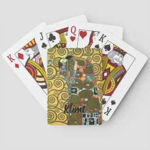 Erfüllung aka Der Kuss von Gustav Klimt Spielkarten