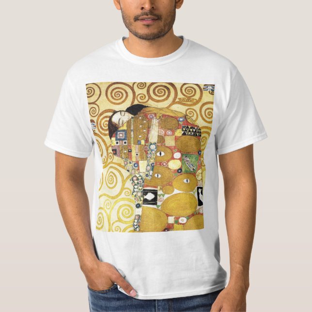 Erfüllung durch Gustav Klimt T-Shirt (Vorderseite)