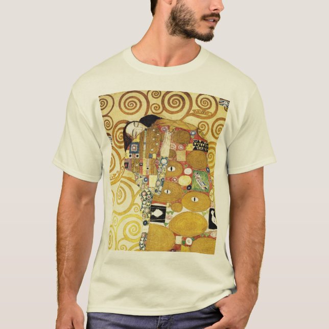 Erfüllung durch Gustav Klimt T-Shirt (Vorderseite)