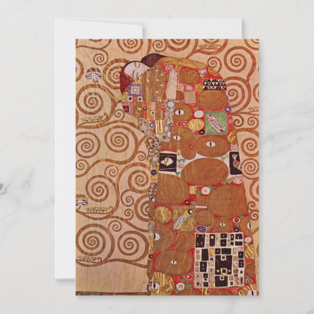 Erfüllung durch Gustav Klimt, Vintager Jugendstil (Vorderseite)