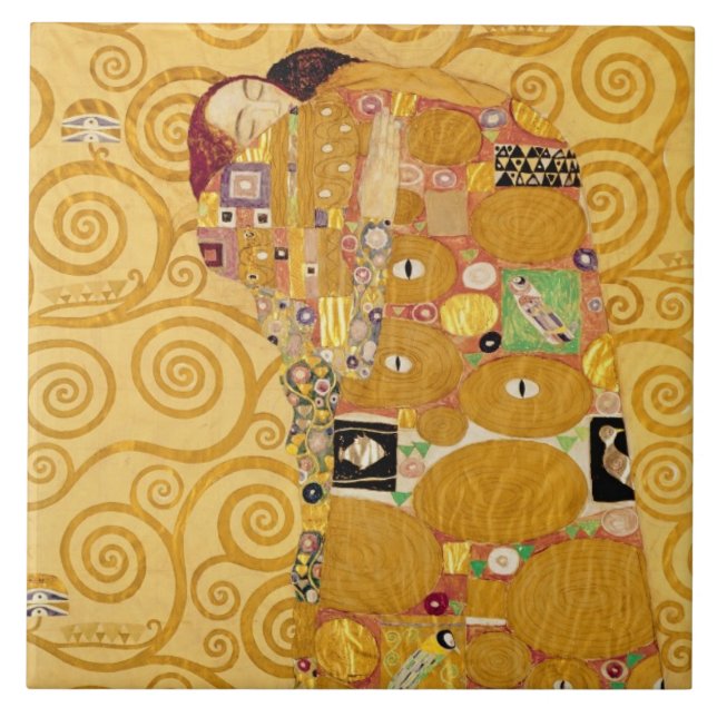 Erfüllung (Stoclet Fries) c.1905-09 Fliese (Vorderseite)