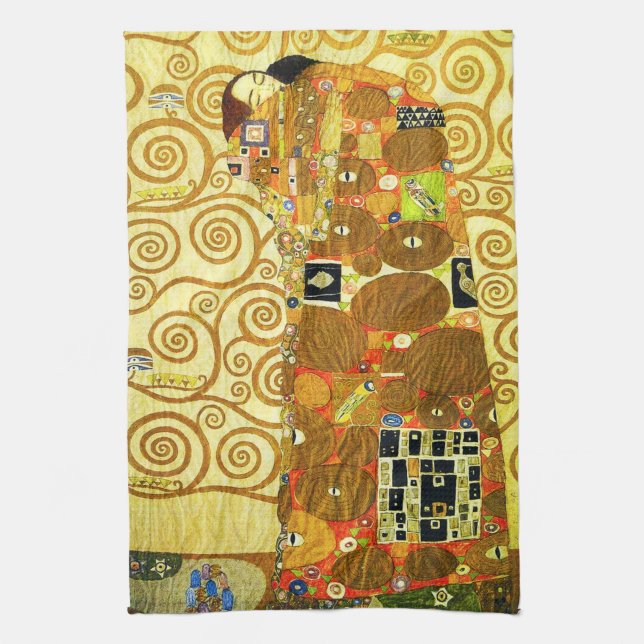 Erfüllungs-Geschirrtuch Gustav Klimt Handtuch (Vertikal)