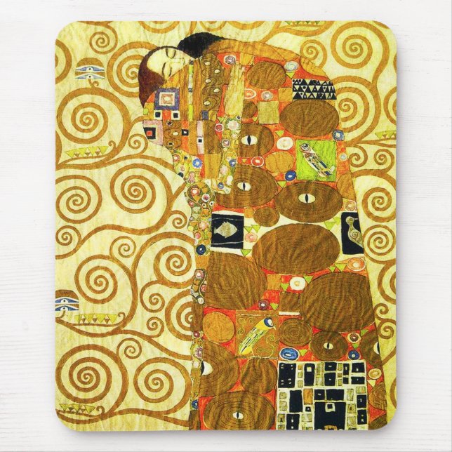 Erfüllungs-Mausunterlage Gustav Klimt Mousepad (Vorne)