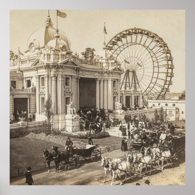 Erfunden von George Ferris Wheel Poster (Vorne)